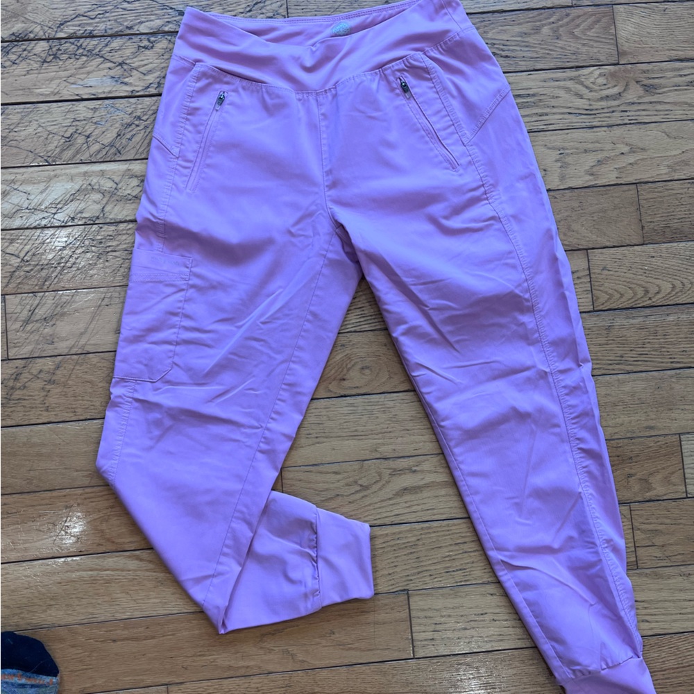 Women’s healing hands jogger scrub bottoms small